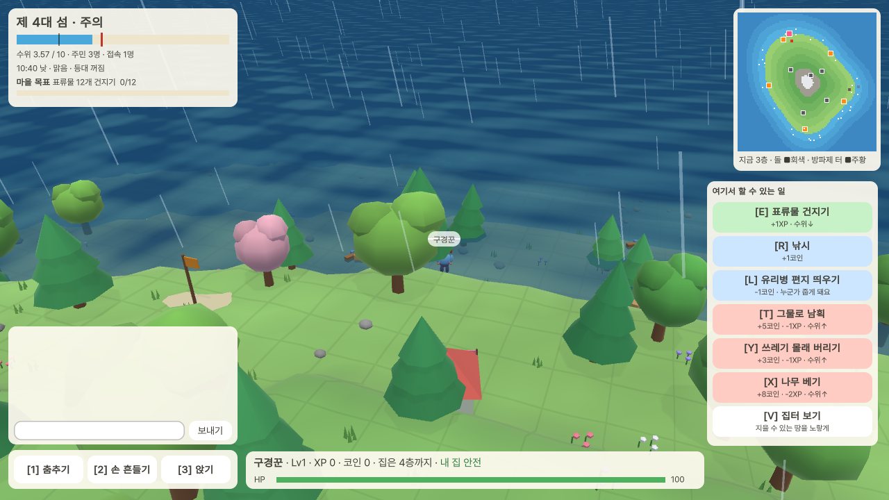 폭풍이 치는 섬